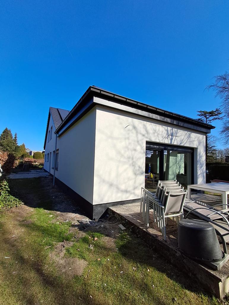 Rénovation de façade avec crepi à Oostakker