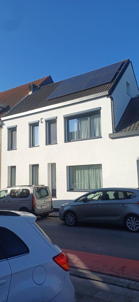 Isolation de façade maison mitoyenne à Denderleeuw