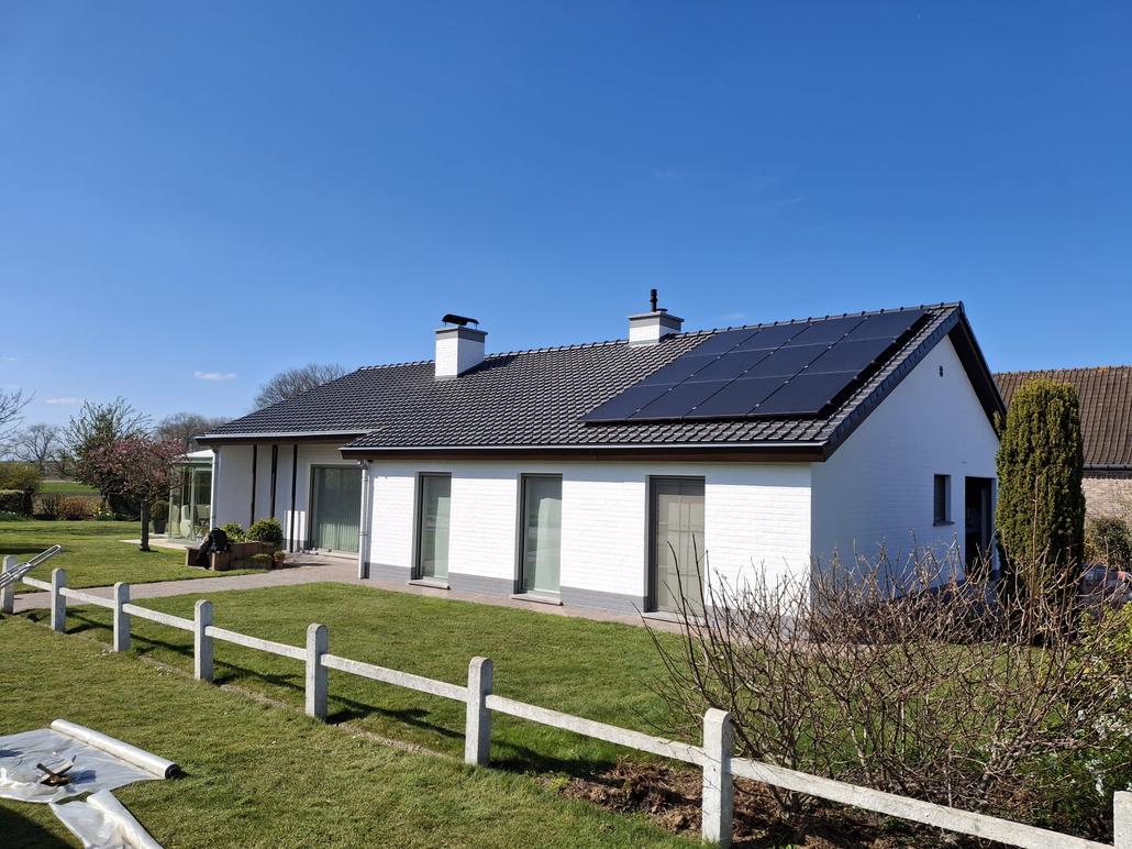 Rénovation de façade avec du kalei à Renaix