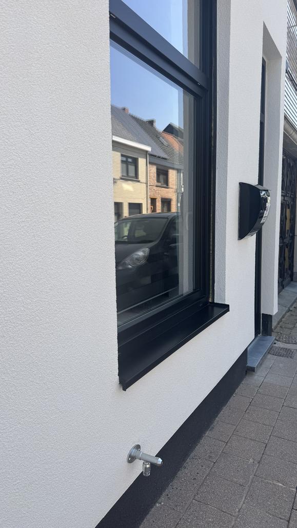 Crepi blanc et isolation à Wetteren