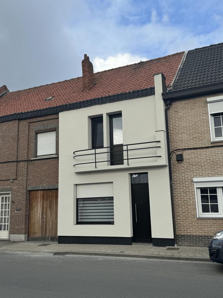 Rénovation de façade avec crepi à Hamme