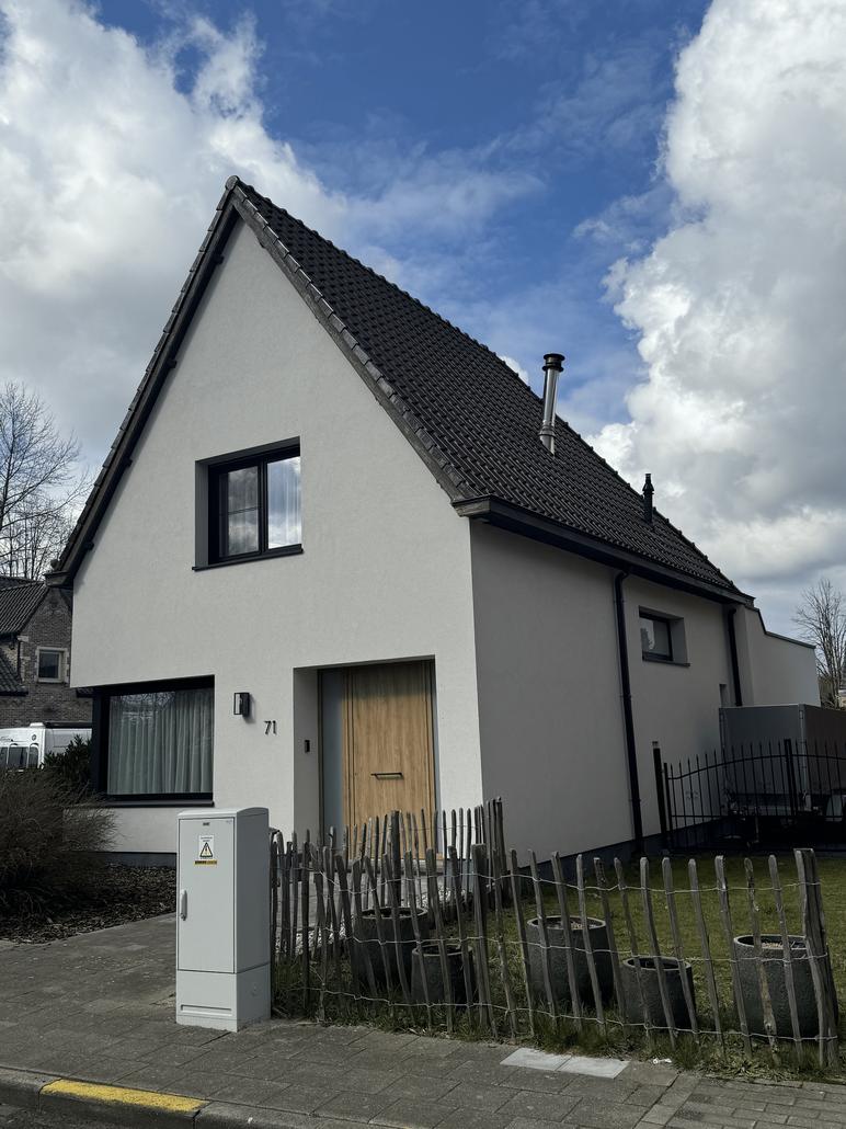 Gevelisolatie met crepi in De Klinge