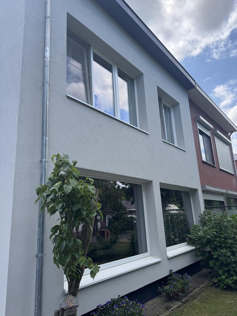 Rénovation de façade en crepi à Kalmthout