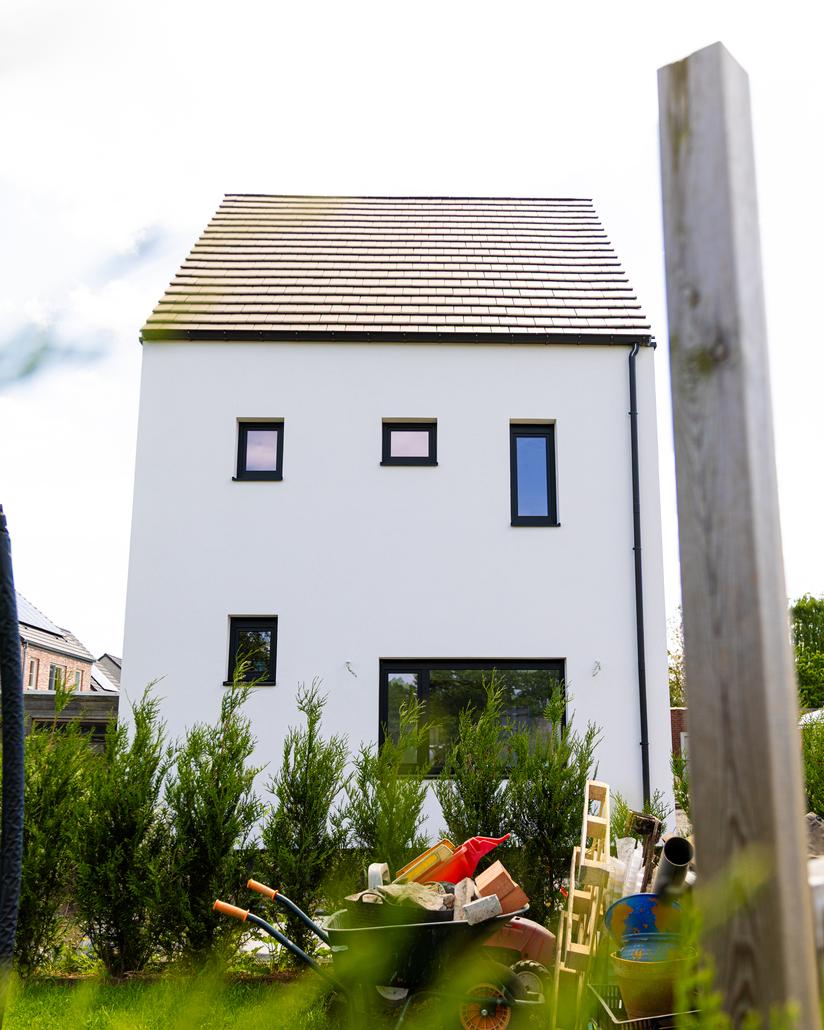 Rénovation de façade avec crepi à Ranst