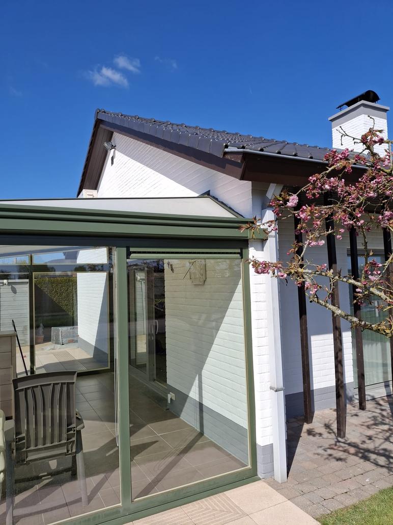 Rénovation de façade avec du kalei à Renaix