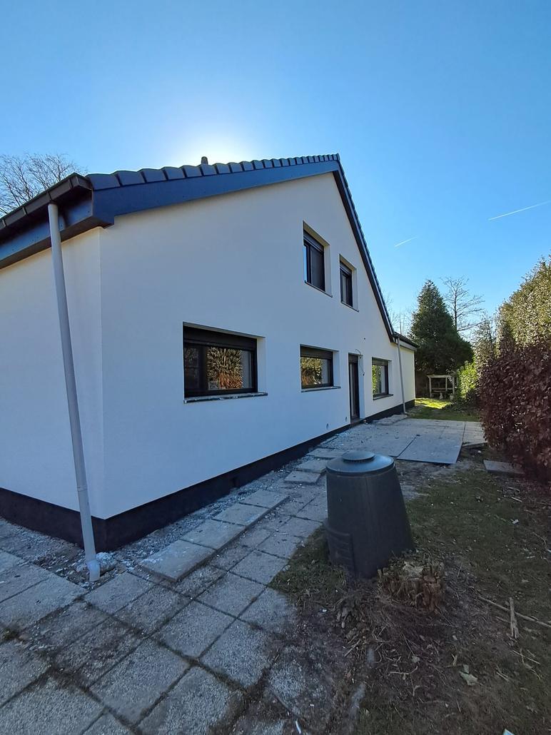 Rénovation de façade avec crepi à Oostakker