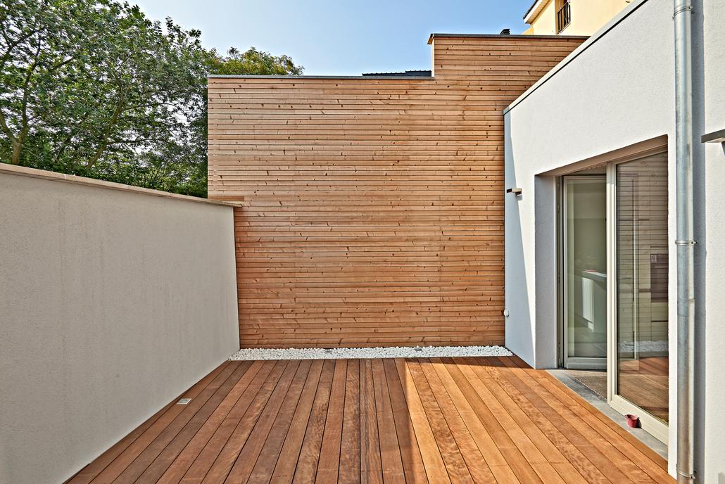 Crepi bois facade arriere