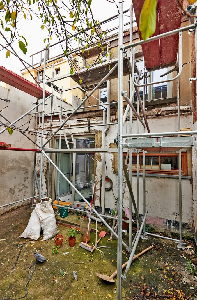 Crepi bois facade arriere