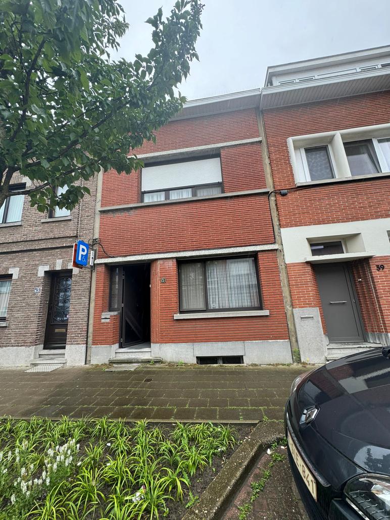 Gevel met isolatie en steenstrips Merksem