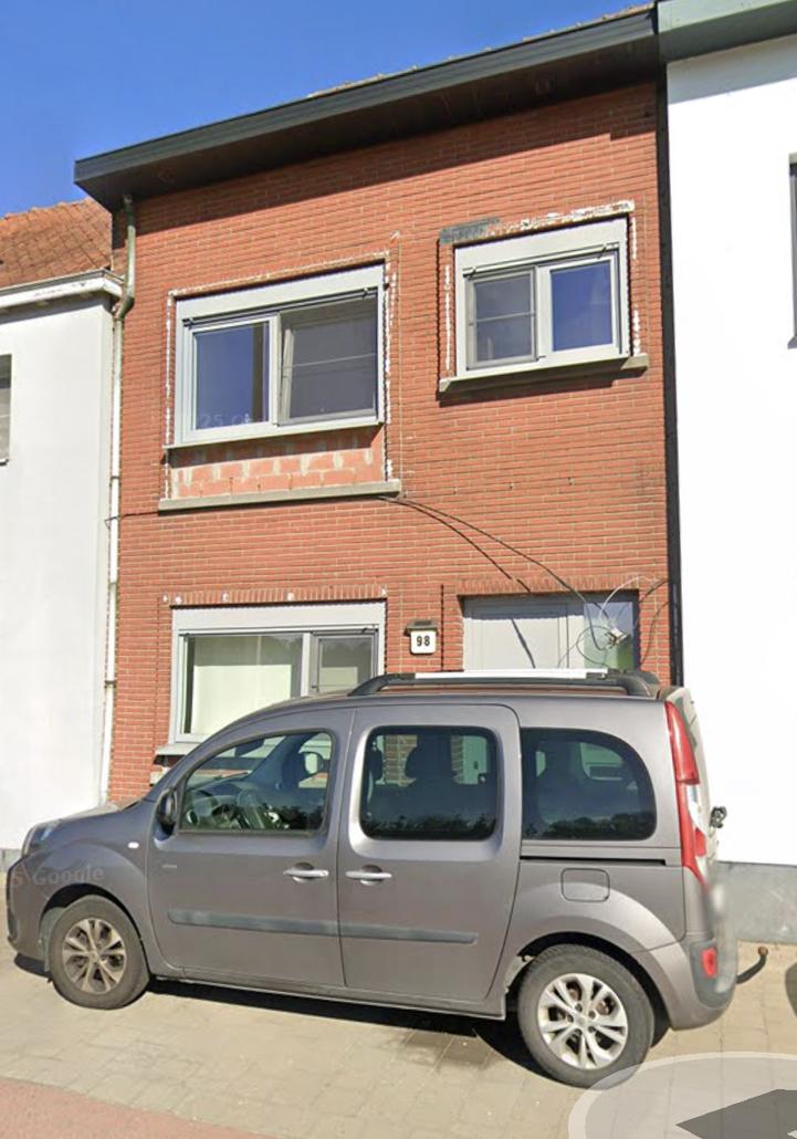 Crepi anthracite sur maison mitoyenne à Zwijndrecht
