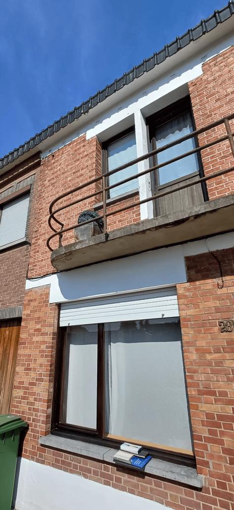 Rénovation de façade avec crepi à Hamme