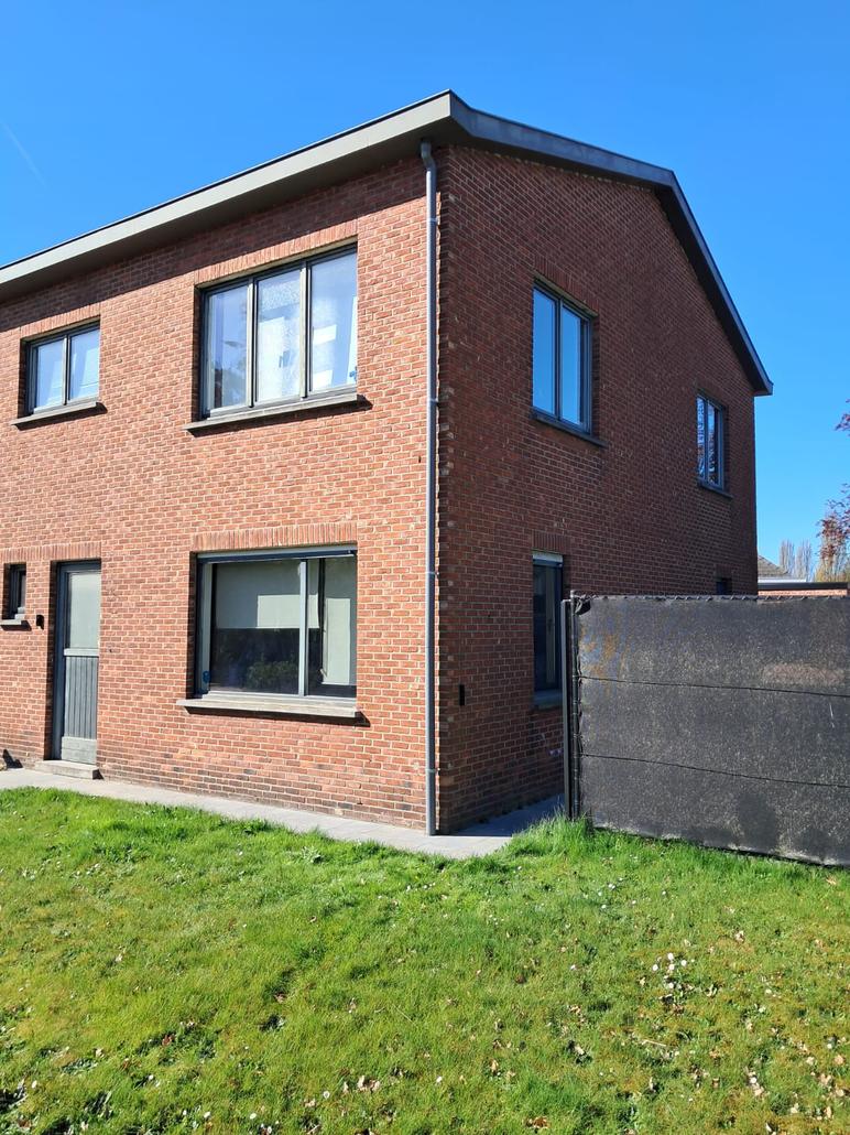 Façade en liège projeté avec isolation à Sinaai-Waas