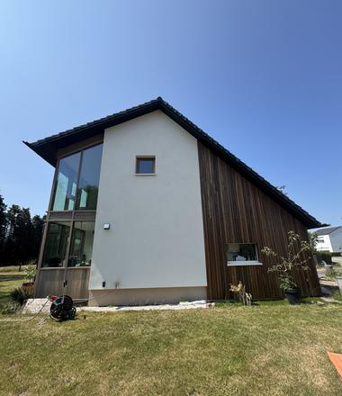 Gevelrenovatie met crepi te Lokeren