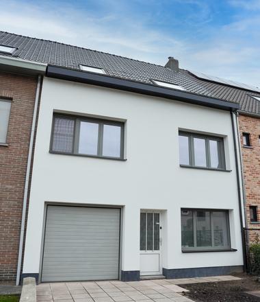 Gevelrenovatie met crepi in Schilde