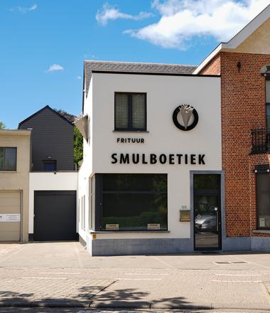 Gevelrenovatie met crepi in Belsele