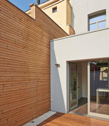 crepi hout achtergevel