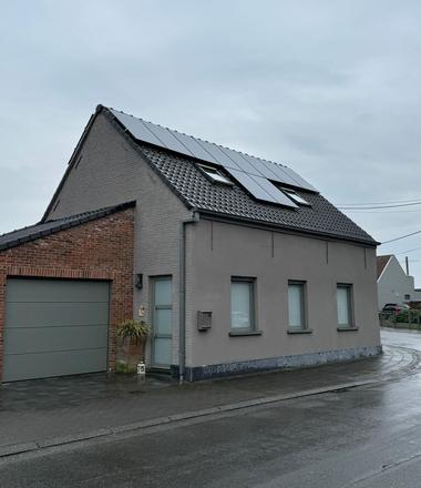 Gevelrenovatie Moerbeke: spuitkurk