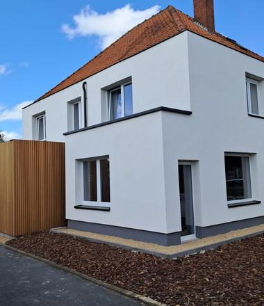 Gevelisolatie en dakrenovatie in Waregem