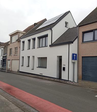 Gevelisolatie rijwoning Denderleeuw