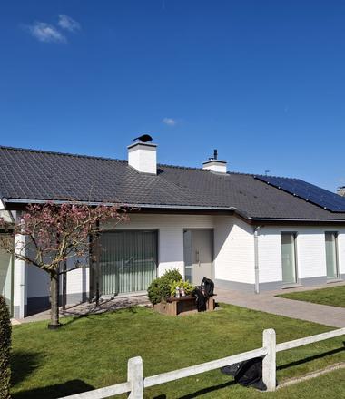 Rénovation de façade avec du kalei à Renaix