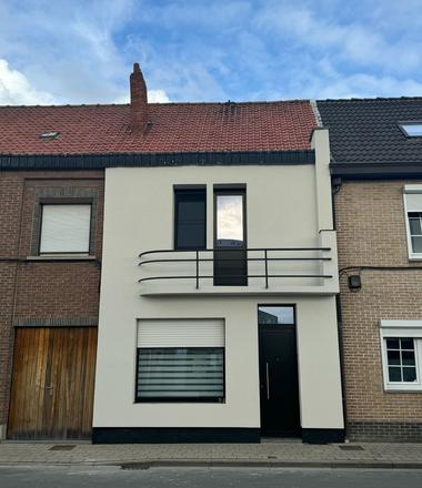 Gevelrenovatie met crepi in Hamme