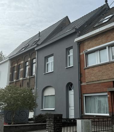 Gevelisolatie en grijze crepi in Melle