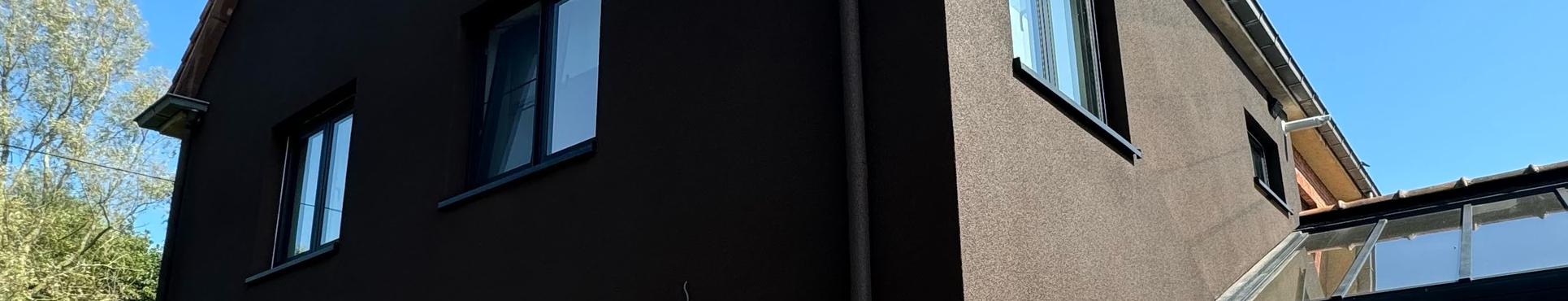 Isoleren en afwerken met spuitkurk - Waasmunster