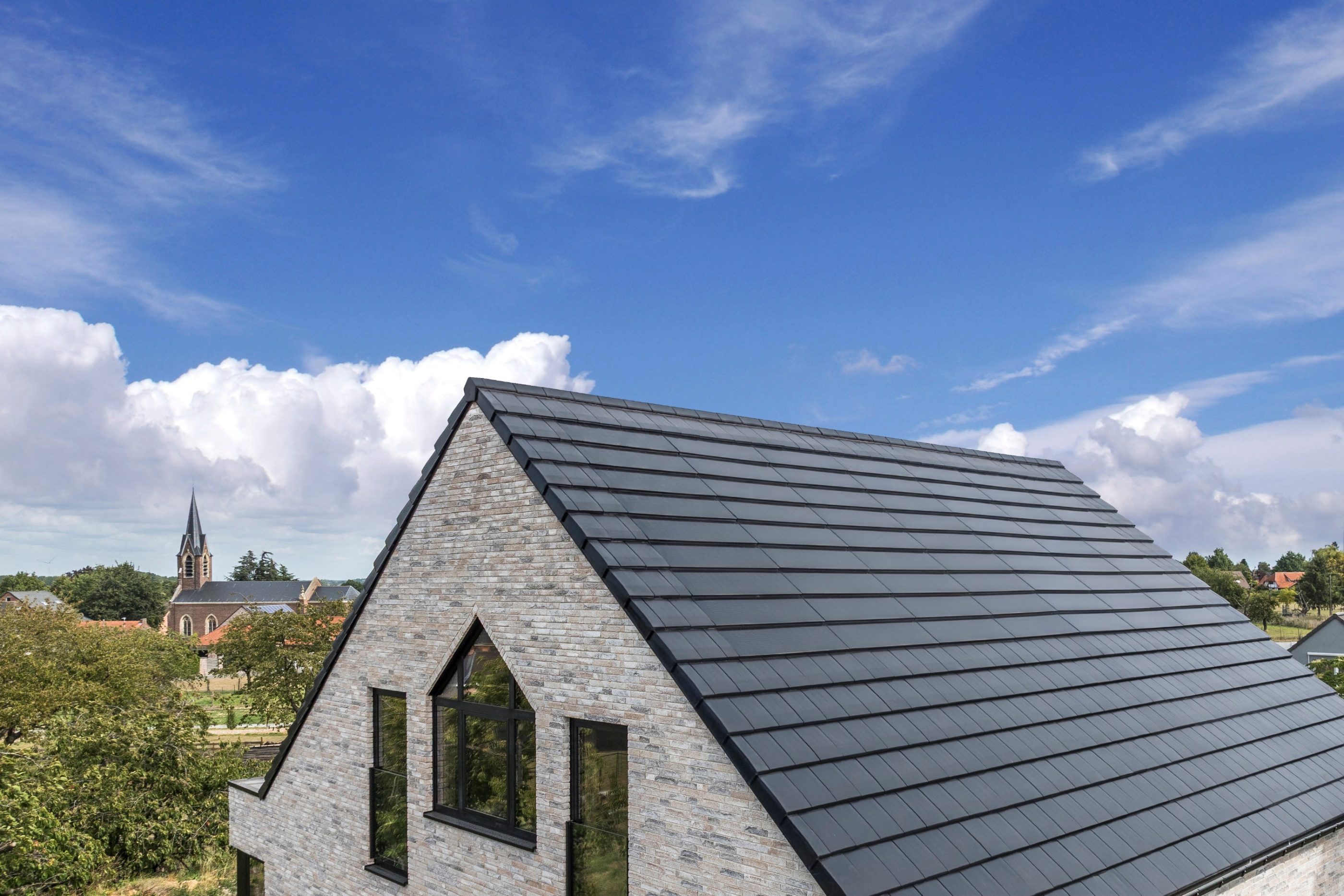 Zonnepanelen als dakpannen